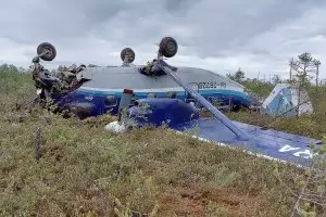 Падналият край Томск Ан-28 е 
бил пълен с жени и деца