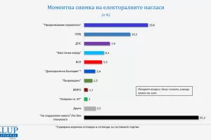 ДБ и БСП все повече губят доверието на избирателите