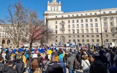 Руската агресия предизвика нови
протести в България (галерия)